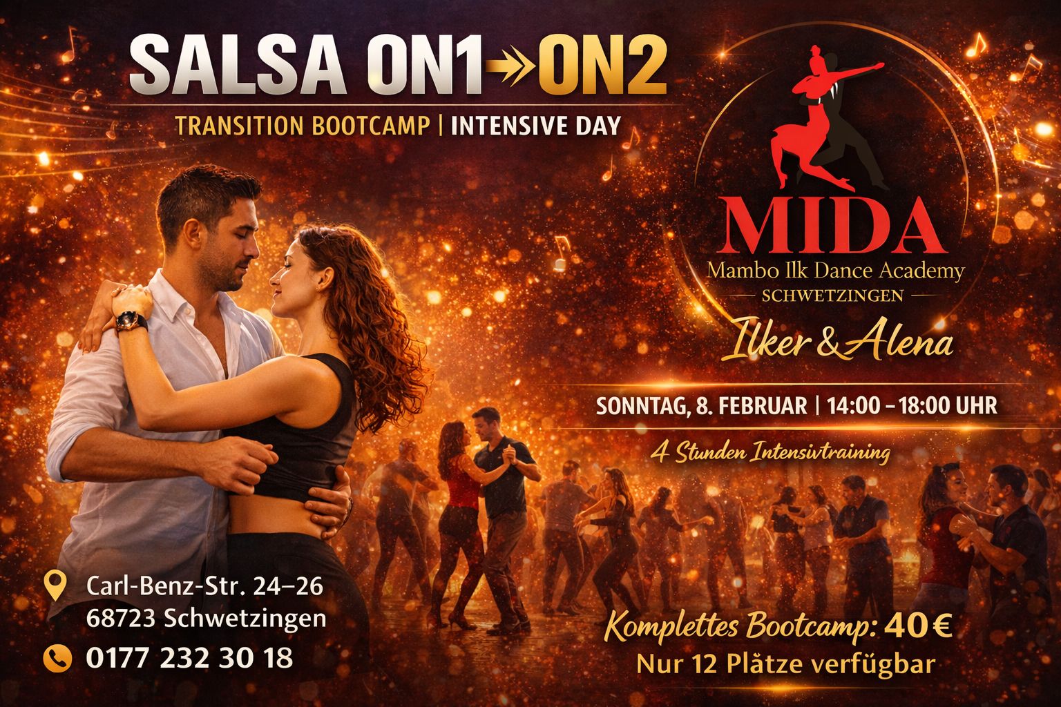 SALSA ON1 TO ON2  TRANSITION BOOTCAMP | INTENSIVE DAY