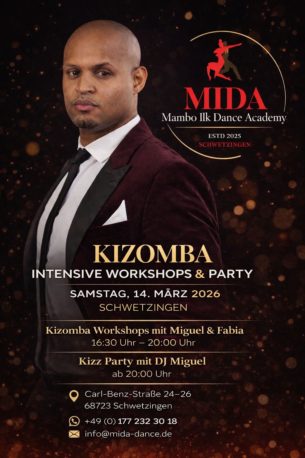 KIZOMBA INTENSIVE DAY & PARTY Samstag, 14. März 2026