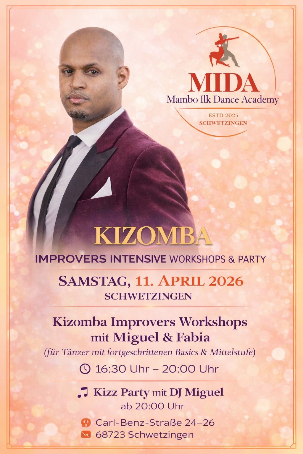 KIZOMBA INTENSIVE – IMPROVERS WORKSHOPS