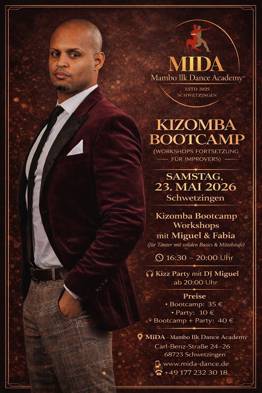 Kizomba Intensive Bootcamp - 23.05.2026 Samstag